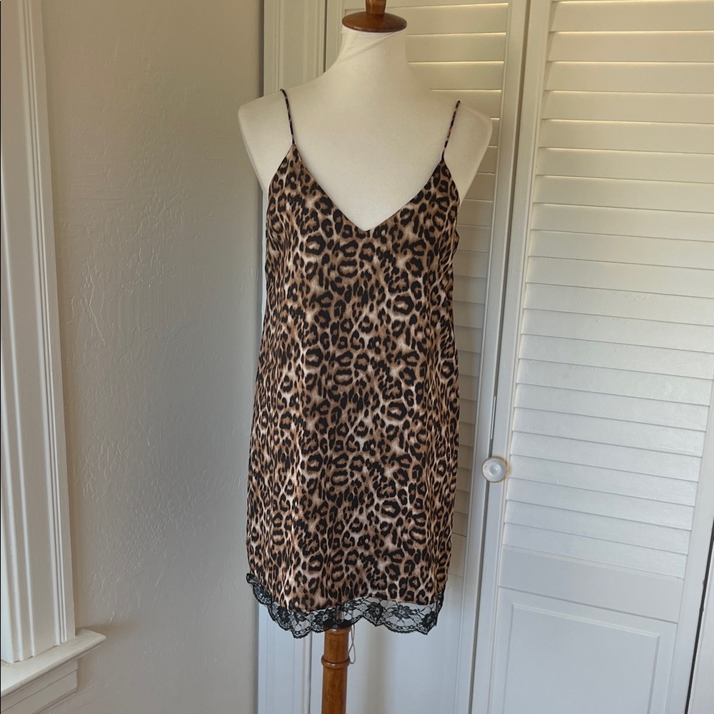 Cheetah Print Slip Dress